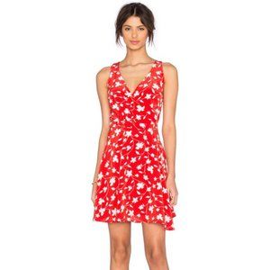 Amour Vert Brandy Silk Wrap Dress